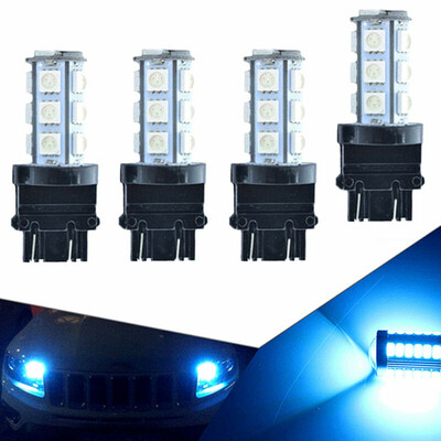 4Pcs 12V Blue 3157 3156 LED Tail Brake Stop Backup Reverse Lights Bulbs 8000K AU