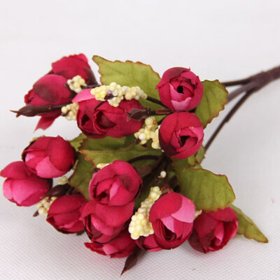 Artificial Silk Rose Flower Leaf Home Wedding Party Decor Bridal 15 Head Bouquet Home Decor
Artificial Silk Rose Flower Leaf Home Wedding Party Decor Bridal 15 Head Bouquet Home Decor