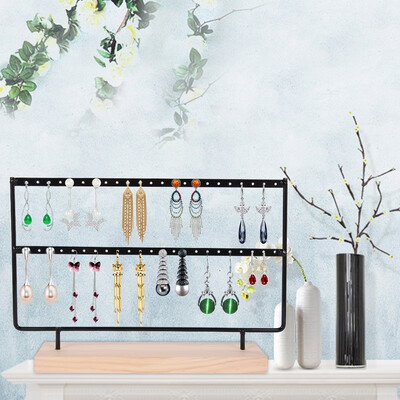 Wood Metal Earrings Necklace Jewelry Display Rack Stand Womens Fashion Jewelry Organizer Holder Rack Gifts
Wood Metal Earrings Necklace Jewelry Display Rack Stand Womens Fashion Jewelry Organizer Holder Rack Gifts