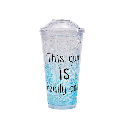 Plastic Double-layer Juice Ice Cool Cup With Straw Cup Transparent Drinkware Cup 450ML
Plastic Double-layer Juice Ice Cool Cup With Straw Cup Transparent Drinkware Cup 450ML