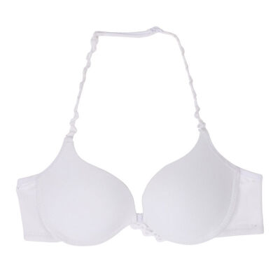 Women Underwear Sexy Lingerie Solid Color Hanging Neck Front Buckle Gathered Beautiful Bra
Women Underwear Sexy Lingerie Solid Color Hanging Neck Front Buckle Gathered Beautiful Bra
