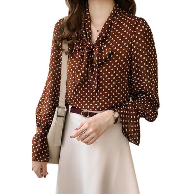 Long Flare Sleeve Shirt Women Polka Dot Print V-neck Tie Bow Shirts Casual Ladies Tops Womens Blouses Shirt Plus Size 3XL
Long Flare Sleeve Shirt Women Polka Dot Print V-neck Tie Bow Shirts Casual Ladies Tops Womens Blouses Shirt Plus Size 3XL