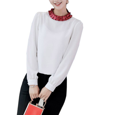 2018 Autumn New Arrival Women Blouses Korean Style Wild Loose Solid Tops Fashion Sweet Long Sleeves Blouse Clothing Hots
2018 Autumn New Arrival Women Blouses Korean Style Wild Loose Solid Tops Fashion Sweet Long Sleeves Blouse Clothing Hots