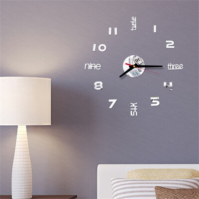 Gobestart 3D DIY Roman Numbers Acrylic Mirror Wall Sticker Clock Home Decor Mural Decals
Gobestart 3D DIY Roman Numbers Acrylic Mirror Wall Sticker Clock Home Decor Mural Decals