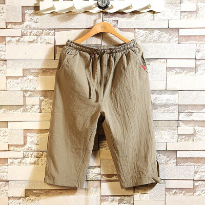 Gobestart Mens Summer New Style Thin Retro Casua loose linen Seven-Minute Trousers
Gobestart Mens Summer New Style Thin Retro Casua loose linen Seven-Minute Trousers