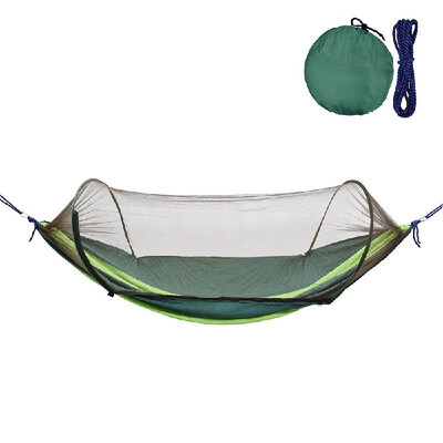 Outdoor Camping Hammock with Mesh Mosquito Bug Net Hanging Swing Sleeping Bed Tree Tent
Outdoor Camping Hammock with Mesh Mosquito Bug Net Hanging Swing Sleeping Bed Tree Tent