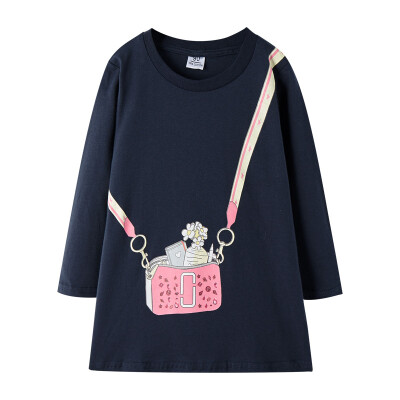 New Autumn Casual Baby Girls Dress 3-8T Lovely Fake Bag Print Long Sleeve T-shirt Dress Kids Toddler Girl Dress
New Autumn Casual Baby Girls Dress 3-8T Lovely Fake Bag Print Long Sleeve T-shirt Dress Kids Toddler Girl Dress