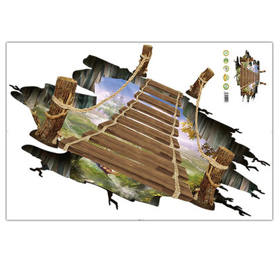 Creative Hanging 3D Hanging Bridge Bedroom Living Room Floor Sticker Decorative Wall Sticker
Creative Hanging 3D Hanging Bridge Bedroom Living Room Floor Sticker Decorative Wall Sticker