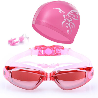 Swimming Goggles With HatEar PlugNose Clip Waterproof Swim Glasses Anti-fog UV Professional Sport Swim Eyewear Suit Multi
Swimming Goggles With HatEar PlugNose Clip Waterproof Swim Glasses Anti-fog UV Professional Sport Swim Eyewear Suit Multi