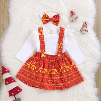 UK My First Christmas Infant Baby Girl Clothes Long Sleeve TopsBib Skirt Outfit
UK My First Christmas Infant Baby Girl Clothes Long Sleeve TopsBib Skirt Outfit