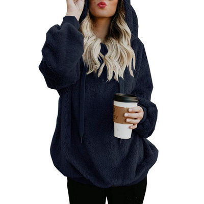 Womens Long Sleeve Hooded Fleece Sweatshirt Autumn Winter Thicken Warm Zip Up Hoodie Pullover
Womens Long Sleeve Hooded Fleece Sweatshirt Autumn Winter Thicken Warm Zip Up Hoodie Pullover