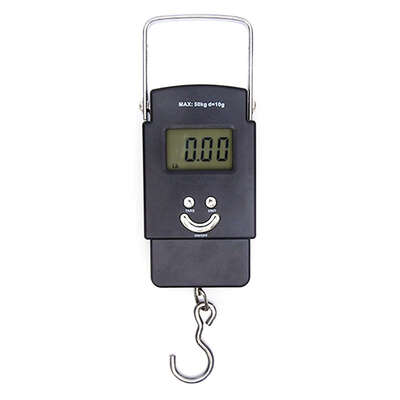 50kg10g Weight LCD Backlit Electronic Weighing Scales Mini Digital Hanging Luggage Weight Scale
50kg10g Weight LCD Backlit Electronic Weighing Scales Mini Digital Hanging Luggage Weight Scale