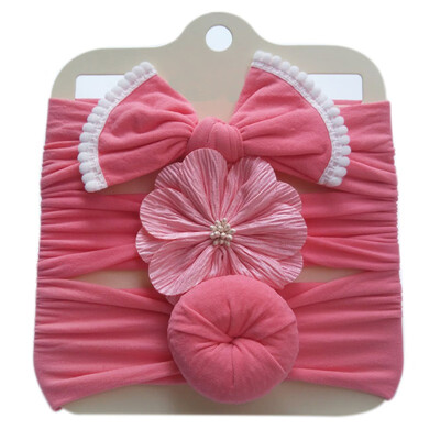 3PCS Baby Girls Cotton Headbands Flower Bow Turban Hair Band For Toddlers Newborn Baby Lastic Hair Accessories
3PCS Baby Girls Cotton Headbands Flower Bow Turban Hair Band For Toddlers Newborn Baby Lastic Hair Accessories