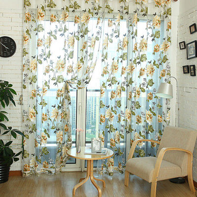 Top Selling For 1 Pcs Elegant Floral Tulle Voile Window Curtain Panel Sheer Drape Scarf Valances Drop Shipping
Top Selling For 1 Pcs Elegant Floral Tulle Voile Window Curtain Panel Sheer Drape Scarf Valances Drop Shipping