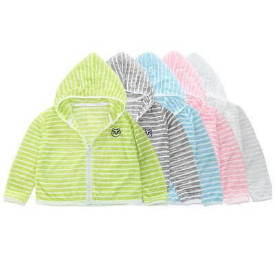 Kids Sun Protection Clothing Coat Unisex Cute Striped Print UV Protection Quick Dry Thin Jacket with Hooded Zipper Baby Coat
Kids Sun Protection Clothing Coat Unisex Cute Striped Print UV Protection Quick Dry Thin Jacket with Hooded Zipper Baby Coat