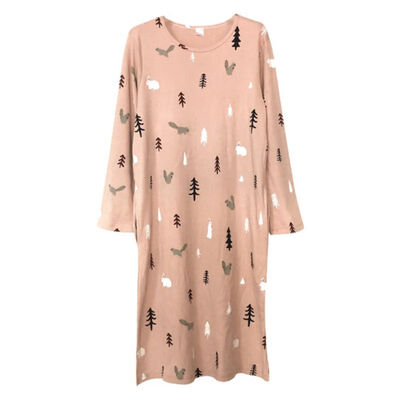 Women Sexy Cute Pajamas Ladies Cotton Round Neck Long Sleeve Nightdress Lingerie Cartoon Print Home Clothing
Women Sexy Cute Pajamas Ladies Cotton Round Neck Long Sleeve Nightdress Lingerie Cartoon Print Home Clothing