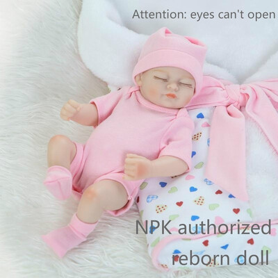26cm NPK Authorized Lifelike Realistic Reborn Doll Silicone Vinyl Body Baby Dollseyes can not open
26cm NPK Authorized Lifelike Realistic Reborn Doll Silicone Vinyl Body Baby Dollseyes can not open