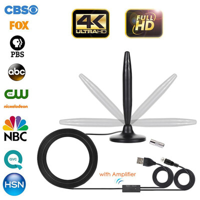 Amplified HD Digital TV Antenna Long 120 Miles Range Support 4K 1080P UHF VHF Free View Local ChannelsAmplifier Signal Booster
Amplified HD Digital TV Antenna Long 120 Miles Range Support 4K 1080P UHF VHF Free View Local ChannelsAmplifier Signal Booster