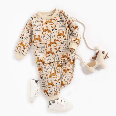 Cute Children Set 0-4T New Autumn Baby Kids Girls Boys Long Sleeve Cartoon Print BlousePants Pajamas Sleepwear Set
Cute Children Set 0-4T New Autumn Baby Kids Girls Boys Long Sleeve Cartoon Print BlousePants Pajamas Sleepwear Set