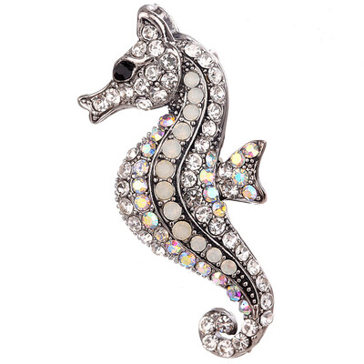New Mode Style Vintage Crystal Large Brooches For Women Men Animal Sea Horse Hippocampus Brooch Lovely Enamel Pins Jewelry Gifts
New Mode Style Vintage Crystal Large Brooches For Women Men Animal Sea Horse Hippocampus Brooch Lovely Enamel Pins Jewelry Gifts