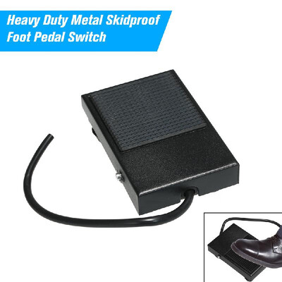Heavy Duty Metal Skidproof Foot Pedal Switch Treadle Foot Switch Momentary Control 3 Wire NONC Auto Reset Switch
Heavy Duty Metal Skidproof Foot Pedal Switch Treadle Foot Switch Momentary Control 3 Wire NONC Auto Reset Switch