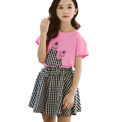 Summer Girls Clothes Sets Baby Girl Short Sleeve Shirt TopShorts Suits Kids Clothing Plaid Childrens Clothes 2pcs
Summer Girls Clothes Sets Baby Girl Short Sleeve Shirt TopShorts Suits Kids Clothing Plaid Childrens Clothes 2pcs