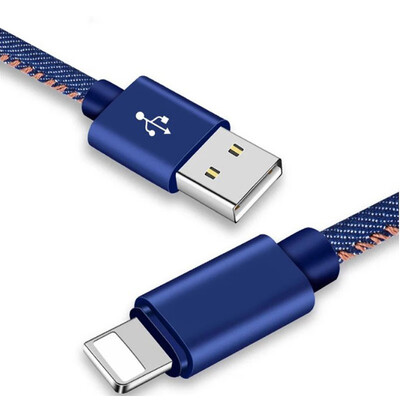 Micro Usb Data Cable for iPhone 1M 2M Durable Denim Jean Nylon Braided Cord Fast Charging Type C Sync & Charging USB C Cable
Micro Usb Data Cable for iPhone 1M 2M Durable Denim Jean Nylon Braided Cord Fast Charging Type C Sync & Charging USB C Cable