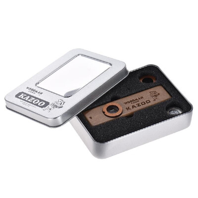 Wooden Kazoo Musical Instrument Ukulele Guitar Partner Wood Harmonica with Metal Box for Music Lover
Wooden Kazoo Musical Instrument Ukulele Guitar Partner Wood Harmonica with Metal Box for Music Lover