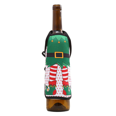 New Mini Lovely Christmas Apron Wine Bottle Covers For Christmas Party Bar Decoration
New Mini Lovely Christmas Apron Wine Bottle Covers For Christmas Party Bar Decoration