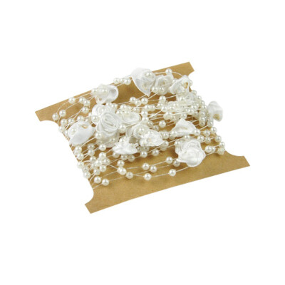 Fishing Line Artificial Pearls With Flower Beads Chain Garland For Wedding Party & Bridal Bouquet Flower Decoration 5MetersLot
Fishing Line Artificial Pearls With Flower Beads Chain Garland For Wedding Party & Bridal Bouquet Flower Decoration 5MetersLot