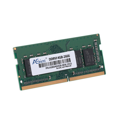 ASint SO-DDR4-2666-4GB DDR4 2666MHz Laptop Memory PC RAM 240Pin Low Power Consumption DRAM Chip 4GB
ASint SO-DDR4-2666-4GB DDR4 2666MHz Laptop Memory PC RAM 240Pin Low Power Consumption DRAM Chip 4GB