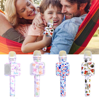 Wireless Bluetooth condenser microphone childrens mobile phone K song microphone national live sound card voice changer
Wireless Bluetooth condenser microphone childrens mobile phone K song microphone national live sound card voice changer