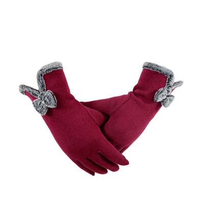 Women Fall Winter Warm-Keeping Screen Touching Gloves Fashion Simple Bowknot Thick Windproof Gloves
Women Fall Winter Warm-Keeping Screen Touching Gloves Fashion Simple Bowknot Thick Windproof Gloves