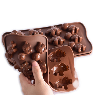 Baking Utensils Cute Animal Cartoon Style Household Silicone Chocolate Mold For Kitchen DIY12 Even Sprouting Shape
Baking Utensils Cute Animal Cartoon Style Household Silicone Chocolate Mold For Kitchen DIY12 Even Sprouting Shape