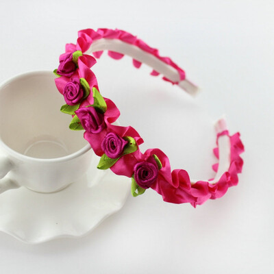 Colorful Kids Ribbon Rose Flower Headbands Garland Hair Band Prom Head Wrap Girls Hair Accessories
Colorful Kids Ribbon Rose Flower Headbands Garland Hair Band Prom Head Wrap Girls Hair Accessories