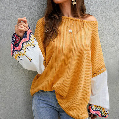 Tailored Women Fashion Casual O-Neck Long Sleeve Patchwork Loose T-Shirt Top Blouse
Tailored Women Fashion Casual O-Neck Long Sleeve Patchwork Loose T-Shirt Top Blouse