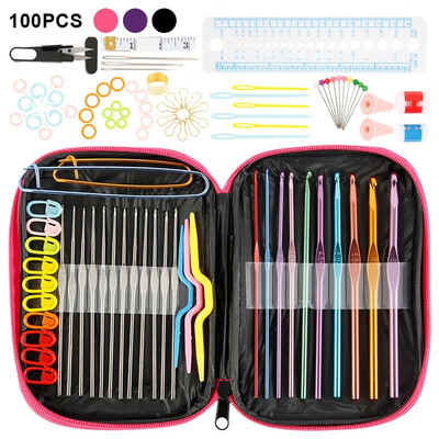 100 pcs Aluminum hooks for sewing utensils with needle Set knit sweater knitting crafts sewing needle Set Kit scissors gauge Pin
100 pcs Aluminum hooks for sewing utensils with needle Set knit sweater knitting crafts sewing needle Set Kit scissors gauge Pin