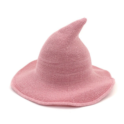 6 Color Foldable Cotton Pointed Witch Hat Halloween Party Witch Hat High Brim Knitted Hat Cone-Shaped Basin Hat
6 Color Foldable Cotton Pointed Witch Hat Halloween Party Witch Hat High Brim Knitted Hat Cone-Shaped Basin Hat