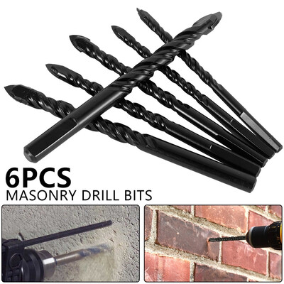 6Pcs Ceramic Tile Drill Bits Masonry Drill Bits Set For Porcelain Glass Brick Concrete 6-12mm
6Pcs Ceramic Tile Drill Bits Masonry Drill Bits Set For Porcelain Glass Brick Concrete 6-12mm