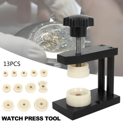 Willstar 13PCS Watch Press Tool Watch Repair Tool Back Case Press Dies Watchmaker Watch Tool
Willstar 13PCS Watch Press Tool Watch Repair Tool Back Case Press Dies Watchmaker Watch Tool