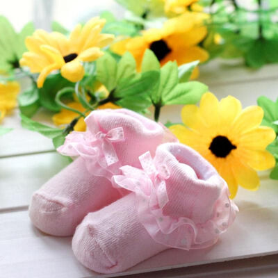 Beauty 0-6 Month Toddlers Infants Cotton Ankle Socks Baby Girls Princess Bowknots Socks