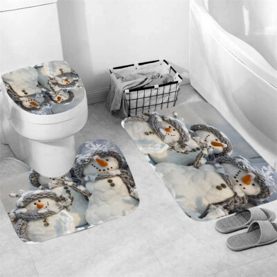 Tailored 3Pcs Christmas shower Curtain Bathroom Anti-slip Carpet Rug Toilet Cover Mat Set
Tailored 3Pcs Christmas shower Curtain Bathroom Anti-slip Carpet Rug Toilet Cover Mat Set