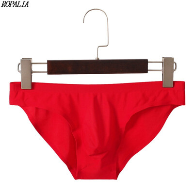 Mens Elastic Seamless White Underpants Ultra-Thin Breathable Briefs Ice Silk Solid Seamless Low Waist Soft Underwear
Mens Elastic Seamless White Underpants Ultra-Thin Breathable Briefs Ice Silk Solid Seamless Low Waist Soft Underwear