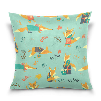 ALAZA Throw Pillow Cover 16 X 16 inch Christmas Gift Cushion Cover with Cute Foxes Printed Pillowcase
ALAZA Throw Pillow Cover 16 X 16 inch Christmas Gift Cushion Cover with Cute Foxes Printed Pillowcase