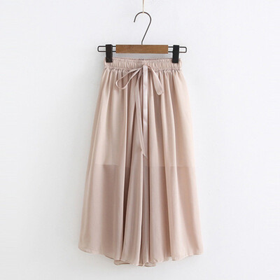 New Fashion Women Chiffon Wide Leg bow Pant Casual high waist Pant Summer Female Eastic Waist Thin Pants Trousers
New Fashion Women Chiffon Wide Leg bow Pant Casual high waist Pant Summer Female Eastic Waist Thin Pants Trousers