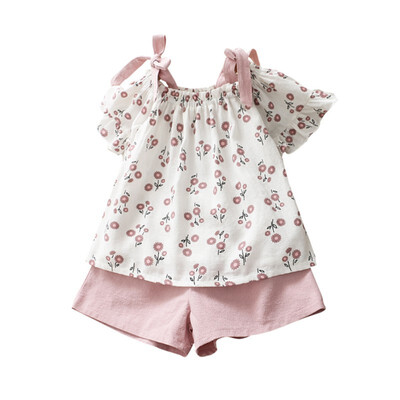 Summer Children Baby Girls Casual Floral Pattern Off Shoulder Tops BlouseShorts Costume Set
Summer Children Baby Girls Casual Floral Pattern Off Shoulder Tops BlouseShorts Costume Set