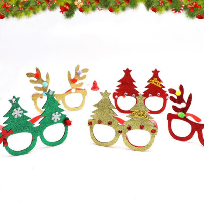 Cartoon Merry Christmas Glasses Frame Glittered Eyeglasses No Lens for Kids Adults Family Xmas Party Pattern Random
Cartoon Merry Christmas Glasses Frame Glittered Eyeglasses No Lens for Kids Adults Family Xmas Party Pattern Random