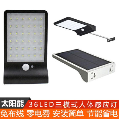 Ultra-thin super bright solar light outdoor landscape outdoor waterproof human body induction lamp lighting wall lamp 36LED street
Ultra-thin super bright solar light outdoor landscape outdoor waterproof human body induction lamp lighting wall lamp 36LED street