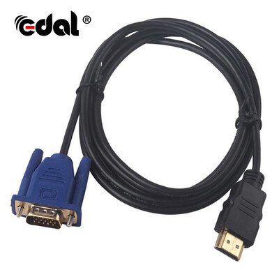 EDAL 18 HDMI Cable HDMI To VGA Adapter Digital 1080P HD With Audio Converter Adapters HDMI VGA Connector Cables for Computer
EDAL 18 HDMI Cable HDMI To VGA Adapter Digital 1080P HD With Audio Converter Adapters HDMI VGA Connector Cables for Computer
