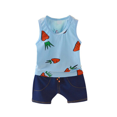 Baby Kid Boy Clothes Summe Boy Clothing Set Sleeveless Cartoon Carrot VestDemin Shorts 2PCs Kids Boy Clothes Set
Baby Kid Boy Clothes Summe Boy Clothing Set Sleeveless Cartoon Carrot VestDemin Shorts 2PCs Kids Boy Clothes Set